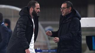 Maurizio Sarri y una sorpresiva confesión: “El único jugador con el que peleo es Gonzalo Higuaín”