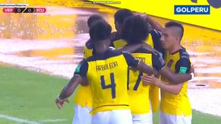 Enner Valencia abre el marcador en Caracas: el gol para el 1-0 de Ecuador vs. Venezuela [VIDEO]
