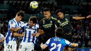 Real Madrid vs. Real Sociedad (0-2): resumen y minuto a minuto del partido