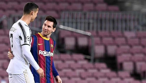 Cristiano Ronaldo y Lionel Messi se enfrentaron en la pasada Champions por última vez. (Foto: AFP)