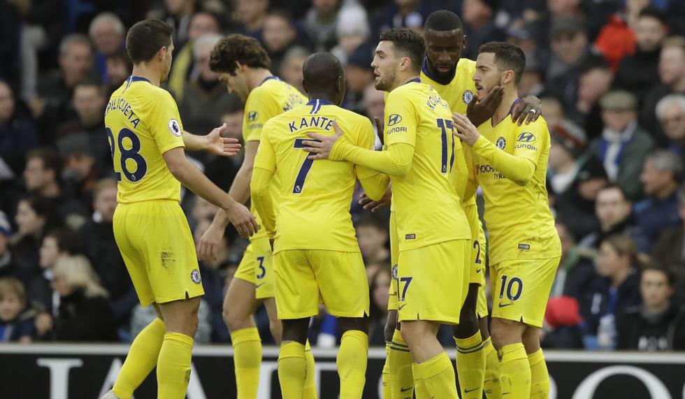 Brighton vs. Chelsea jugaron por la jornada 17 de la Premier League. (Foto: AP)