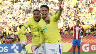 Brasil vs. Paraguay (2-0): resumen, goles y video del partido por Sudamericano Sub-20