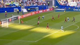 ¡Era el 1-0 de Argentina! 'Kun' Agüero estuvo a nada de madrugar a Venezuela en la Copa América [VIDEO]