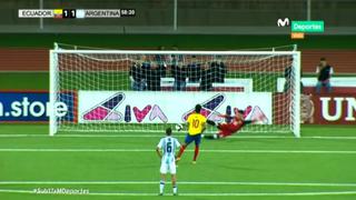 Ecuador volteó el marcador: Johan Mina y John Mercado marcaron el 2-1 ante los albicelestes [VIDEO]