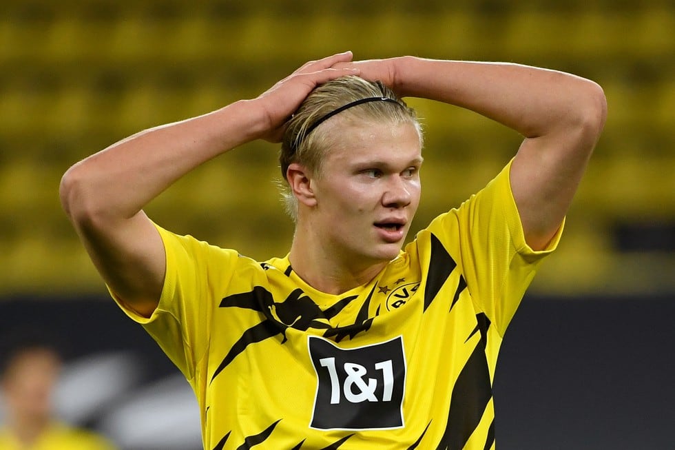 Erling Haaland (+55) - Noruega / Borussia Dortmund: de 45 millones de euros a 100. (Foto: AFP)