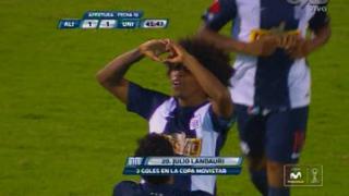Alianza Lima: Julio Landauri empató el partido con  golazo de 'sombrerito'