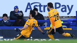 Dejó su huella: Raúl Jiménez anotó un gol en victoria del Wolverhampton sobre Everton [VIDEO]