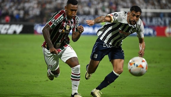 Alianza Lima empató 1-1 con Fluminense por Copa Libertadores. (Foto: AFP)