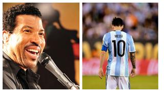 Lionel Messi: claro mensaje de Lionel Richie al argentino tras su renuncia
