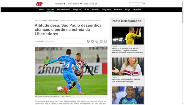Binacional vs. Sao Paulo: prensa brasileña
