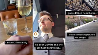 Hombre fue “plantado” de la peor manera después de viajar tres horas en tren para su primera cita en dos años