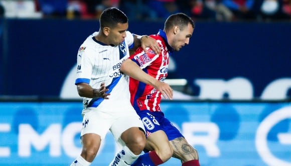 Monterrey vs. San Luis se vieron las caras este miércoles por los cuartos de final de la Liguilla MX (Foto: @AtletideSanLuis).