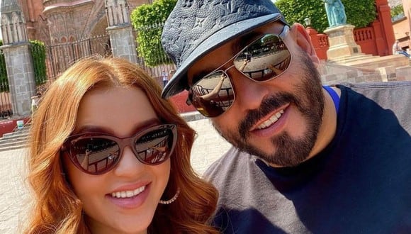 Lupillo Rivera y Giselle Soto iniciaron su relación en septiembre de 2020 y contrajeron nupcias pocos meses después (Foto: Giselle Soto / Instagram)