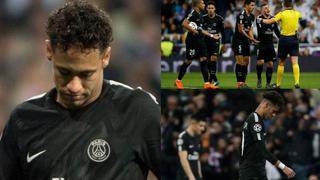 Caras largas: los rostros de decepción del PSG por la derrota ante Real Madrid en el Bernabéu