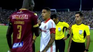 Qué bien luce la banda: Paolo Guerrero arrancó como capitán del Inter ante Tolima por Copa Libertadores [VIDEO]