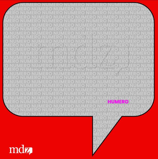 In this image, which has a lead-colored speech bubble where there are many words 'NUMBER', it is indicated where the term 'HUMERUS' is.  (Photo: MDZ Online)