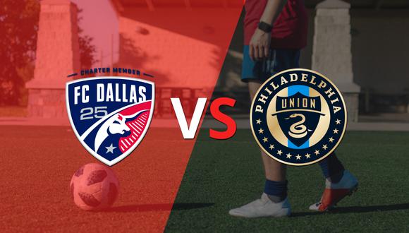 Termina el primer tiempo con una victoria para FC Dallas vs Philadelphia Union por 1-0