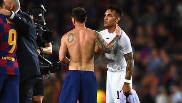lila Mes inicial Messi y Lautaro intercambiaron camisetas tras el Barcelona vs Inter |  Champions League | VIDEO | FUTBOL-INTERNACIONAL | DEPOR