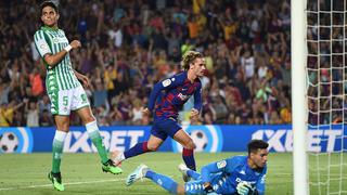 Con doblete de Griezmann: Barcelona goleó 5-2 al Betis en el Camp Nou por LaLiga Santander 2019