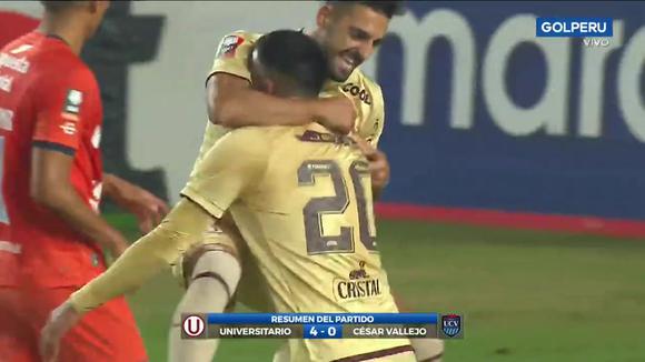 Resumen del partido entre Universitario y César Vallejo por el Torneo Apertura. (Video: GOLPERU)