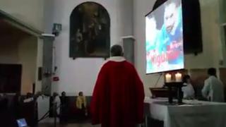 Gonzalo Higuaín fue homenajeado por sus goles con Napoli en una misa