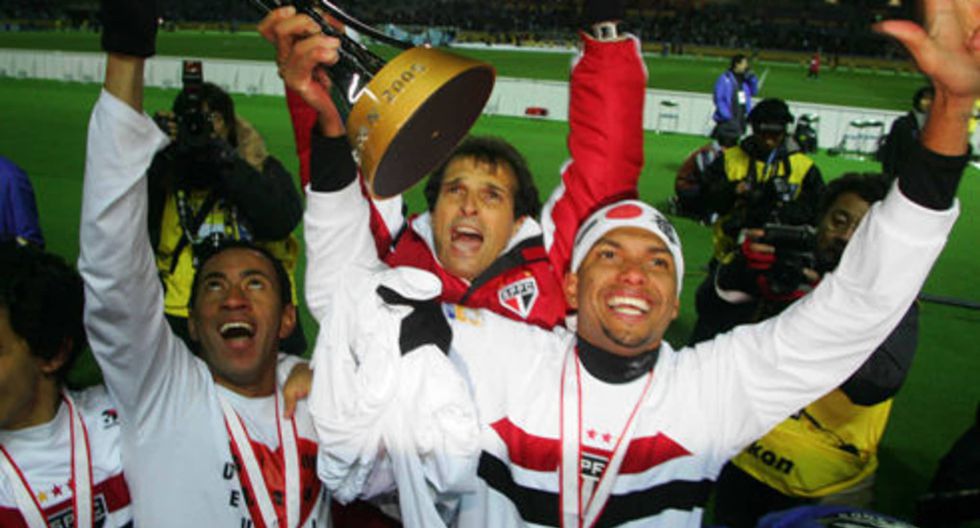 Mineiro - Sao Paulo 1-0 Liveprool 2005. (Getty)