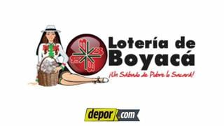 Resultados de la Lotería de Boyacá: números del sábado 15 de octubre