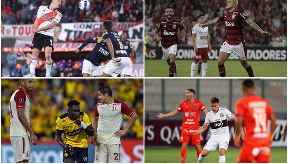 La mala campaña de los equipos peruanos en la Copa Libertadores 2022. (Fotos: Agencias)