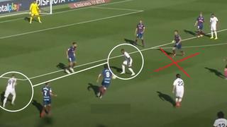 Ahora sí le dio balón: el ‘fail’ de Vinicius Junior ante Huesca tras recibir un pase de Benzema [VIDEO]