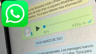 Trucos de WhatsApp: pasos para oír los mensajes de voz a mayor velocidad