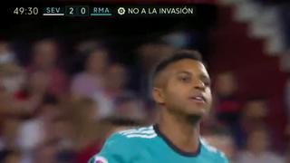 Una luz de esperanza: gol de Rodrygo para el 1-2 del Real Madrid vs. Sevilla por LaLiga