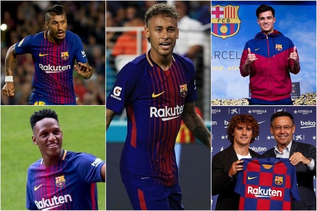 Camino al billón de euros: todos los fichajes del Barcelona tras la traumática salida de Neymar en 2017.