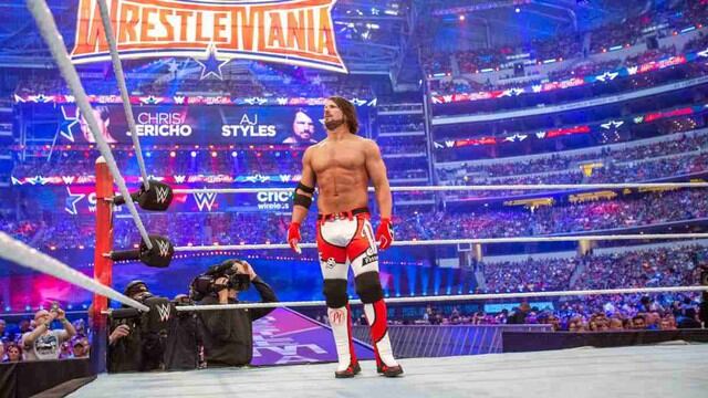 AJ Styles apareció por primera vez en Wrestlemania 32. (Foto: WWE)