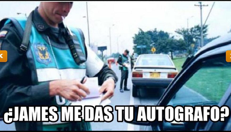 James Rodríguez fue intervenido por la policía por ir a 200 km/h antes de llegar a Valdebebas a entrenamiento de Real Madrid. (Memedeportes)