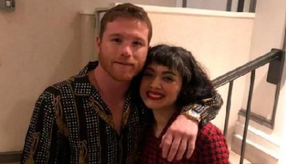 Mon Laferte y el boxeador Saúl Canelo cantaron "Tu falta de querer". (Imagen: Instagram)