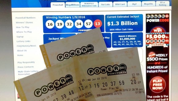 El Powerball es la lotería más jugada en los Estados Unidos, además de la de mayores premios (Foto: AFP)