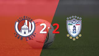 Doblete de Nicolás Ibáñez en el empate a 2 entre Pachuca y Atl. de San Luis