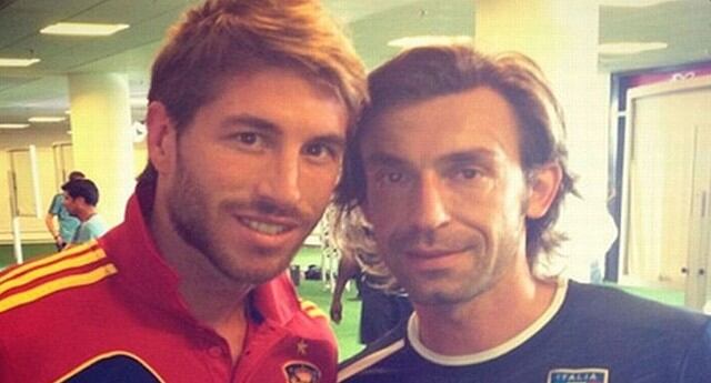Andrea Pirlo, ídolo de Sergio Ramos.