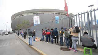 Perú vs. Colombia: "hinchas" acampan en el Estadio Nacional para comprar entradas