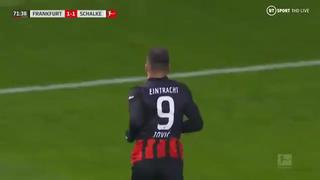 Golazo de Jovic en su vuelta a Eintracht Frankfurt: anotó ante Schalke con 10’ en cancha [VIDEO]