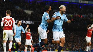 ¡Con 'Hat-trick' de Agüero! Manchester City venció 3-1 a Arsenal por la fecha 25 de Premier League