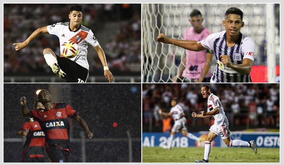 Las jóvenes figuras que debes seguir en esta Copa Libertadores 2019. (Getty)