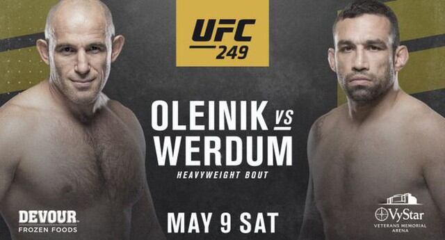 Aleksei Oleinik vs Fabricio Werdum - Cartelera Preliminar. (Foto: UFC)