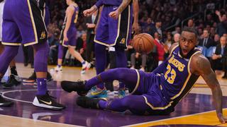 Pasó susto: LeBron James no sufrió dura lesión, pero quedó descartado para próximo partido de los Lakers