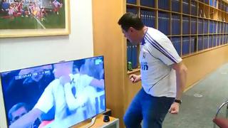 Cristiano Ronaldo: brutal festejo de Tomás Roncero tras gol a Barcelona