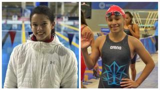 Alexia Sotomayor y Melany Ullilen ganaron medallas para Perú en el Sudamericano de Deportes Acuáticos