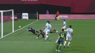 Tokio 2020: Argentina sufre traspié ante Australia en fútbol masculino
