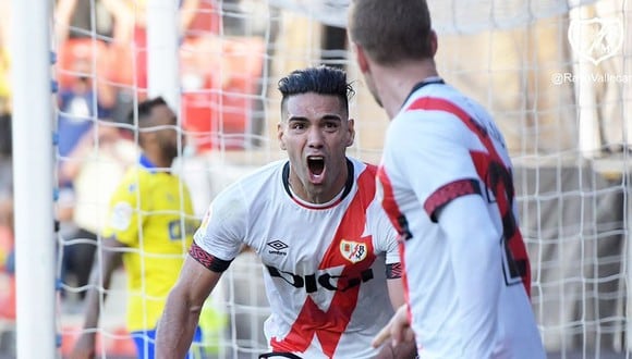 Radamel Falcao llegó al Rayo Vallecano procedente del Galatasaray. (Foto: Rayo Vallecano)