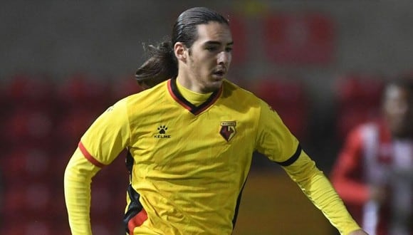 Andrés Aguilar: “Quiero ser el referente peruano en el fútbol europeo y vestir la ‘Blanquirroja” (foto: Watford fc)