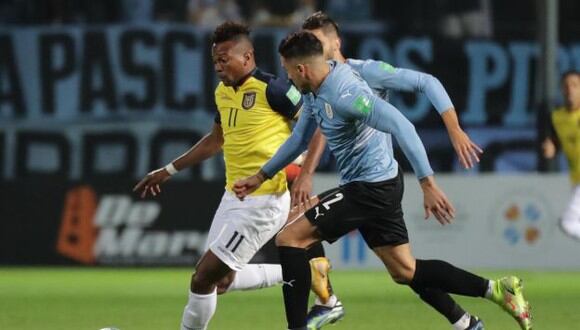 Uruguay venció 1-0 a Ecuador en la fecha 10 de Eliminatorias Qatar 2022. (Foto: Getty)